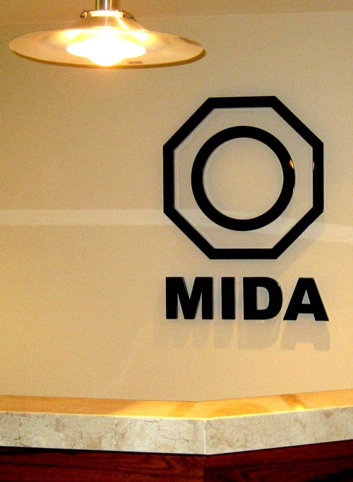 MIDA Reception Sign