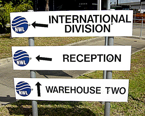 Building direction Signs 2